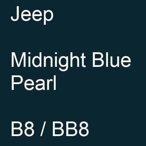 Jeep, Midnight Blue Pearl, B8 / BB8.